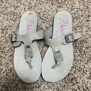 Blowfish, gray sandals